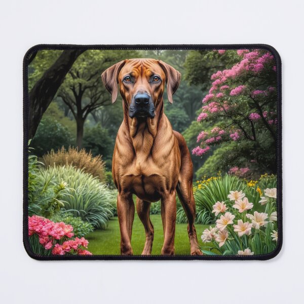 Item preview, Willis Rhodesian Ridgeback Dog Portrait Painting designed and sold by Heart and Soul Studio.