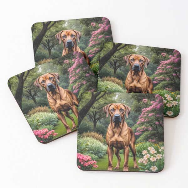 Item preview, Willis Rhodesian Ridgeback Dog Portrait Painting designed and sold by Heart and Soul Studio.