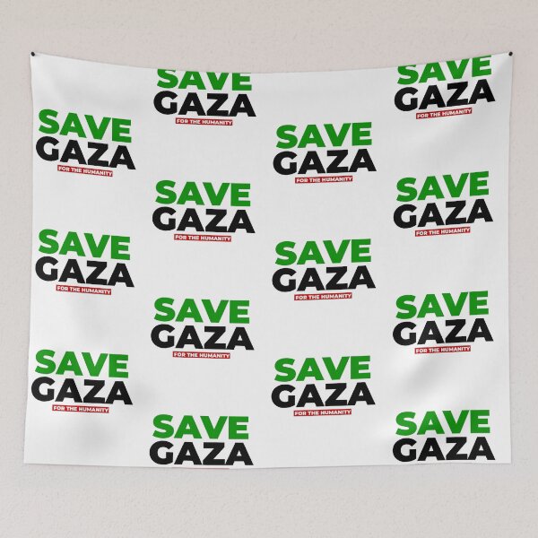Item preview, Save Gaza – For the Sake of Humanity designed and sold by Tee-Show.