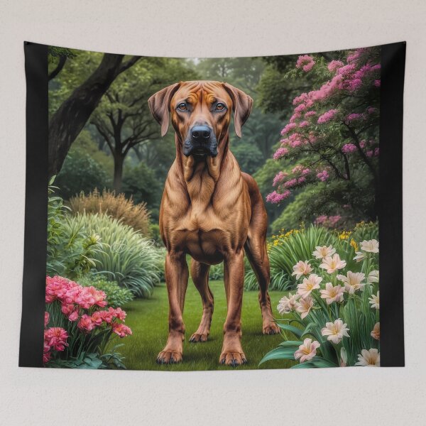 Item preview, Willis Rhodesian Ridgeback Dog Portrait Painting designed and sold by Heart and Soul Studio.