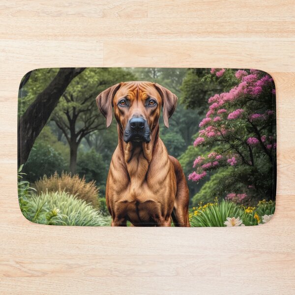 Item preview, Willis Rhodesian Ridgeback Dog Portrait Painting designed and sold by Heart and Soul Studio.