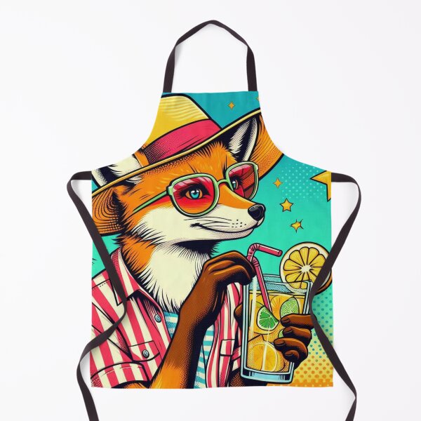 Item preview, Cute fox at summer holiday designed and sold by Dogandesighn.