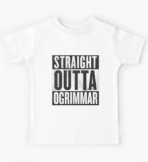 Camiseta para niños Straight Outta Ogrimmar