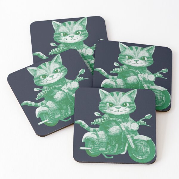 Item preview, Cat rides a motorcycle designed and sold by kinpirks.