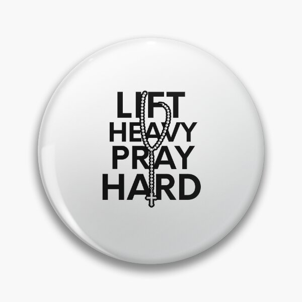Item preview, Lift Heavy Pray Hard - Rosary designed and sold by RosCraft.