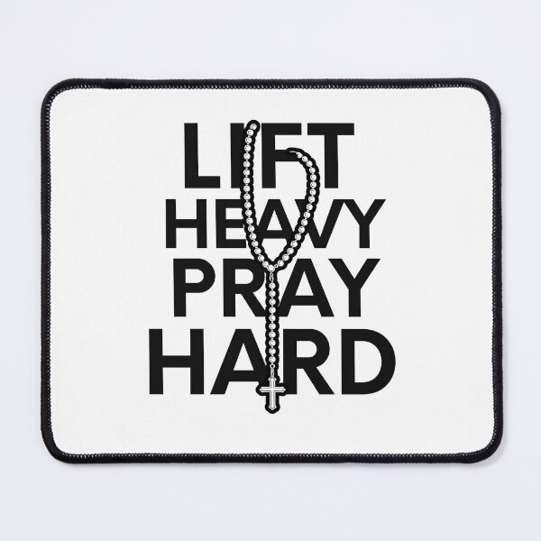 Item preview, Lift Heavy Pray Hard - Rosary designed and sold by RosCraft.