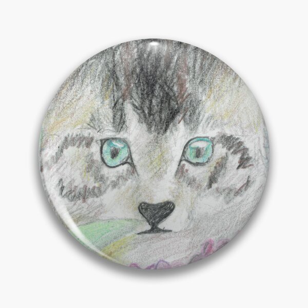 Artikelvorschau, goldige Katze mit Flieder entworfen und verkauft von kajpselsart.