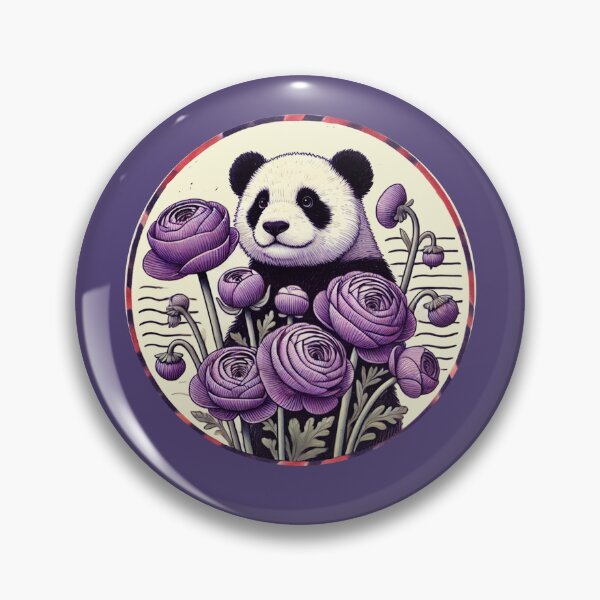 Item preview, Oso panda morado designed and sold by FrictionMaxxing.