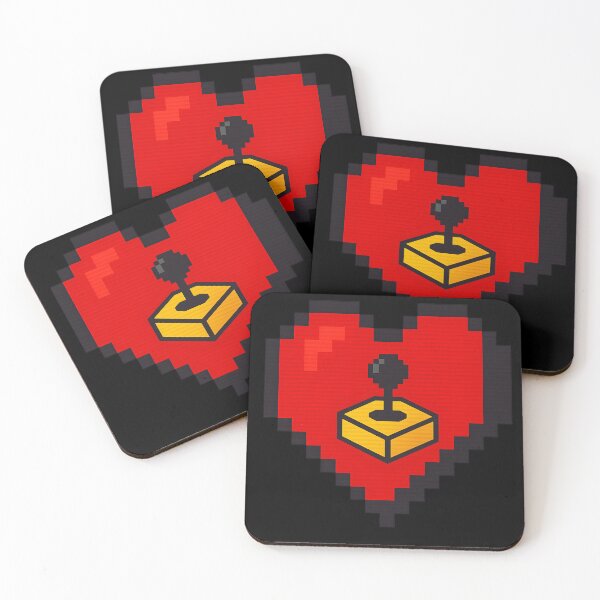 Item preview, Pixel Gamer Heart – Joystick Love designed and sold by MysticArtisan.