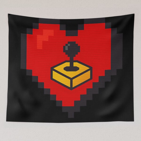 Item preview, Pixel Gamer Heart – Joystick Love designed and sold by MysticArtisan.