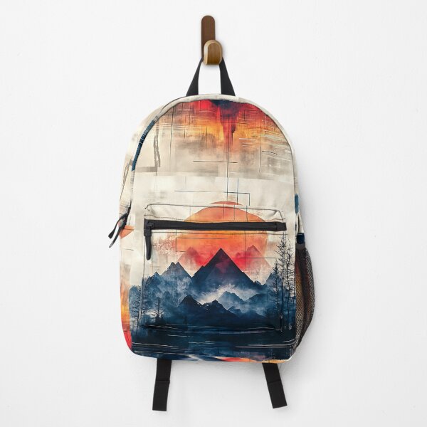 Item preview, Sun Geometry – Mystical Mountainscape Mirage designed and sold by Taans-Creation.
