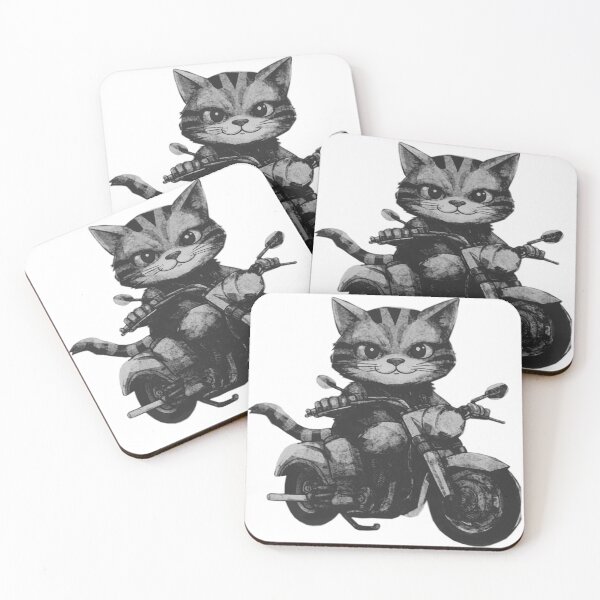 Item preview, Cat rides a motorcycle designed and sold by kinpirks.