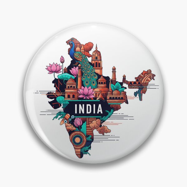 Item preview, India (Country Collection) designed and sold by HeartbeatPrint.