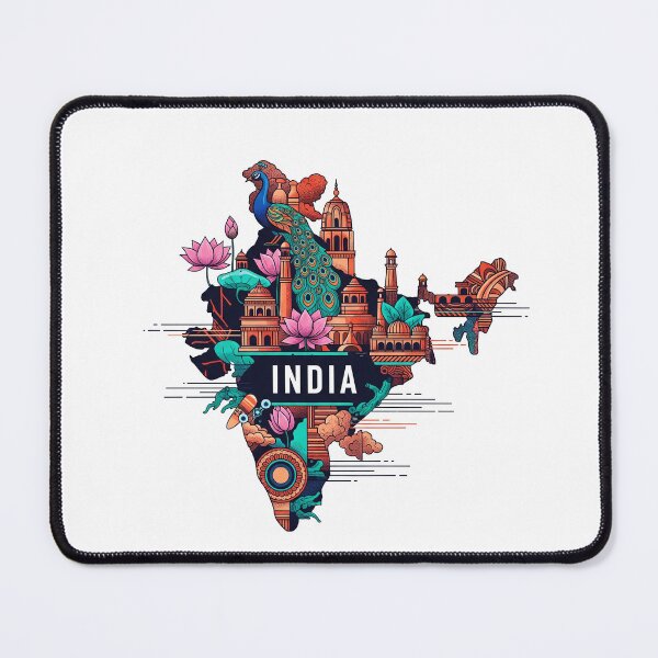 Item preview, India (Country Collection) designed and sold by HeartbeatPrint.