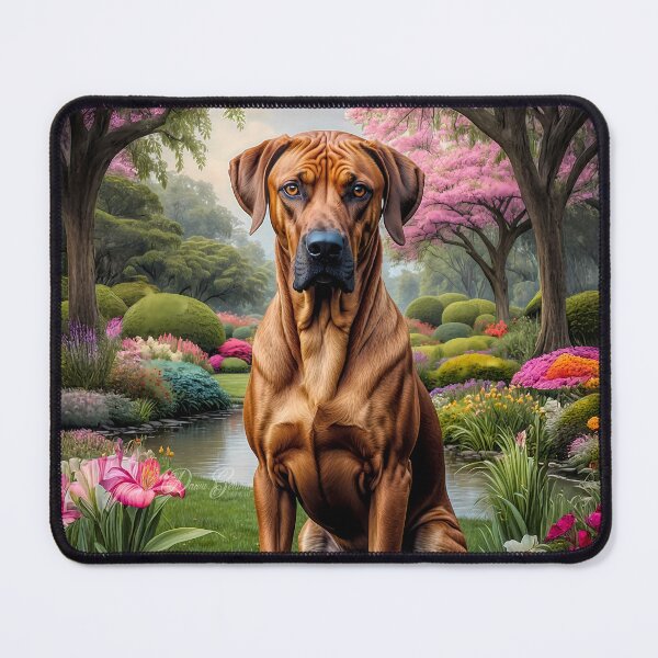 Item preview, Willa Rhodesian Ridgeback Dog Portrait Painting designed and sold by Heart and Soul Studio.