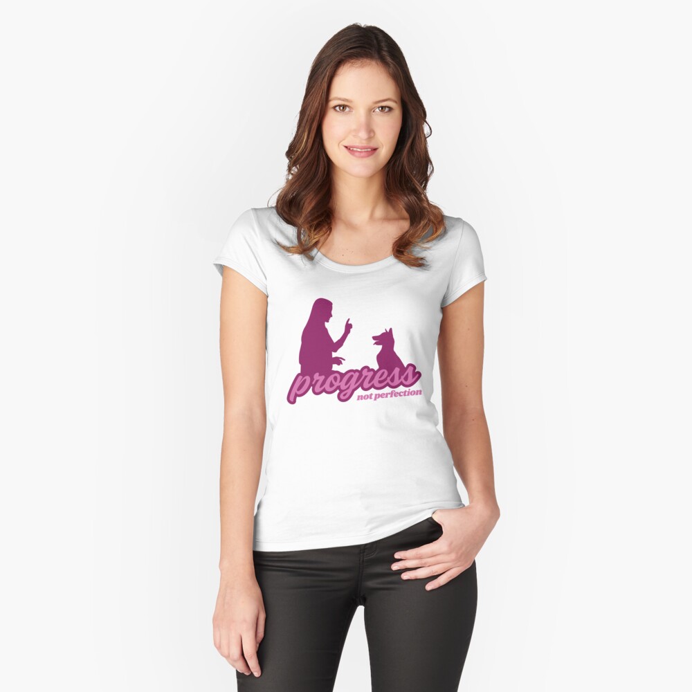 Item preview, Fitted Scoop T-Shirt designed and sold by Nutterdogs.