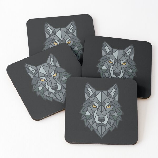 Item preview, Polygon Wolf – Geometric Alpha designed and sold by MysticArtisan.
