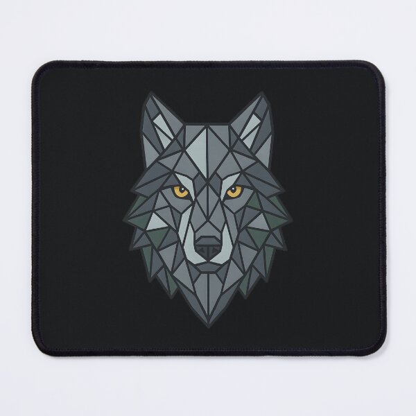 Item preview, Polygon Wolf – Geometric Alpha designed and sold by MysticArtisan.