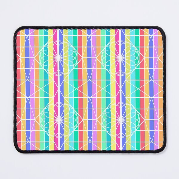 Item preview, Colorful abstract pattern with stripes designed and sold by AriLady.