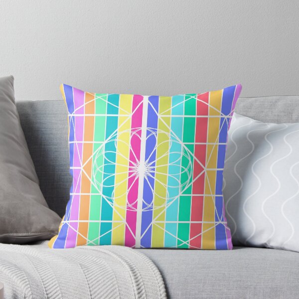 Item preview, Colorful abstract pattern with stripes designed and sold by AriLady.