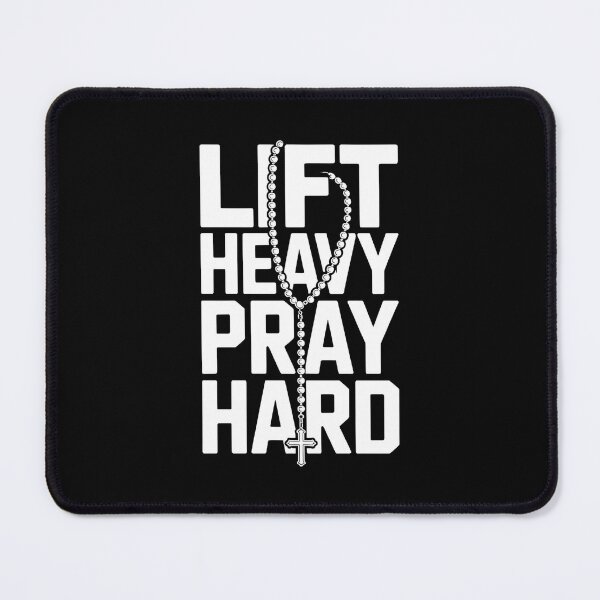 Item preview, Lift Heavy Pray Hard - Rosary designed and sold by RosCraft.