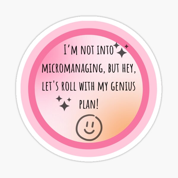 Item preview, Genius Sticker designed and sold by Steph's Designs.