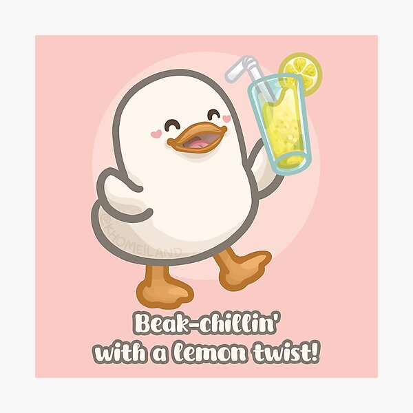 Item preview, Beak Chillin with a Lemon Twist designed and sold by Khotekmei.