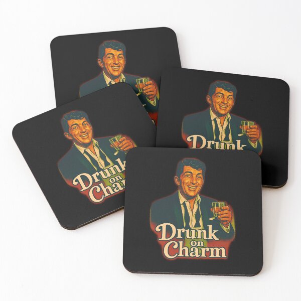 Artikelvorschau, Drunk on Charm – Retro Crooner Pop Art Tribute entworfen und verkauft von Neonyx2020.
