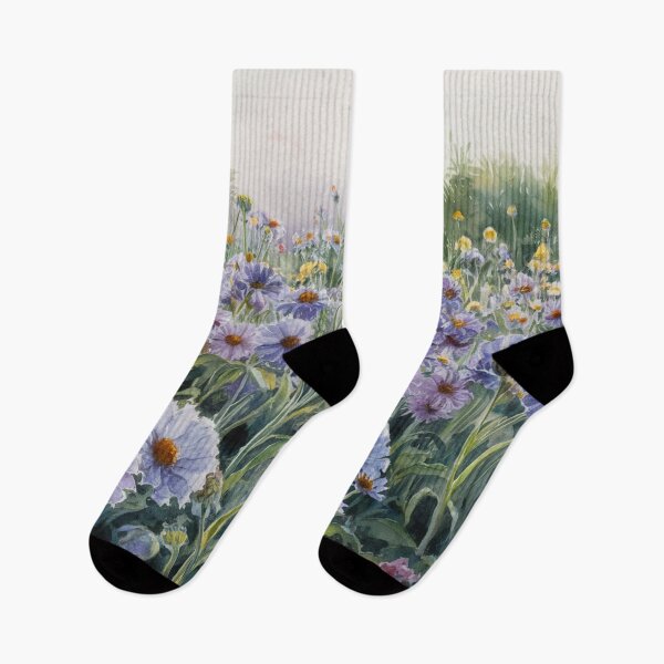 Item preview, Beautiful wave of camomile,watercolor. designed and sold by elegantpaterns.