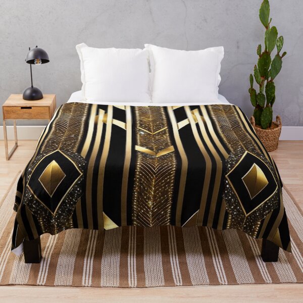 Item preview, Modern Black Gold Art Deco Collection designed and sold by TrendyDesigne412.