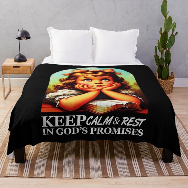 Item preview, Keep Calm and Rest In God's Promises designed and sold by plushism.