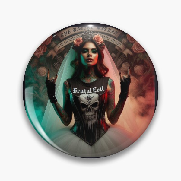 Artikelvorschau, Gothic Bride Rock Brutal entworfen und verkauft von Voodoo Store Paranormal Collections.