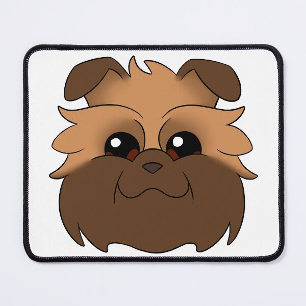 Item preview, Light Brown Affenpinscher Brown Ears Snout designed and sold by OliRoseArt.