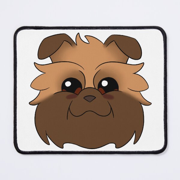 Item preview, Light Brown Affenpinscher Brown Ears Snout Tear Stains designed and sold by OliRoseArt.