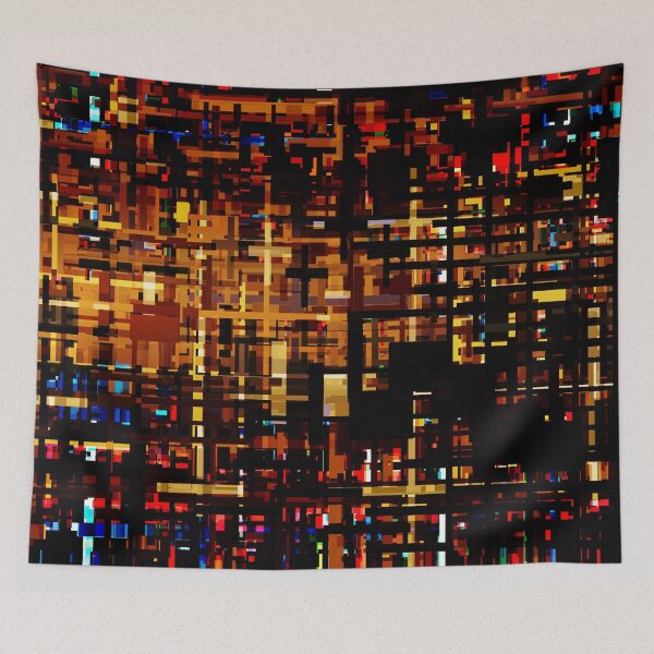 Item preview, Abstract landscape urban geometric textured background designed and sold by christianmuller.