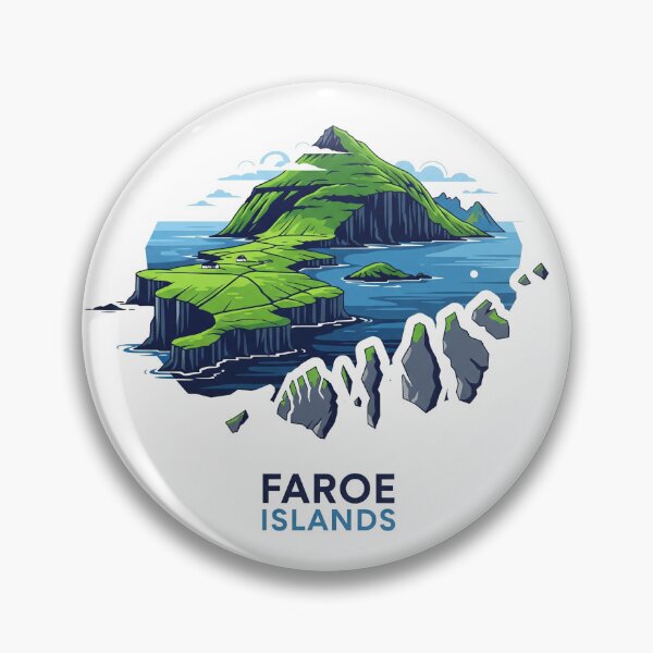 Item preview, Faroe Islands - Denmark (Country Collection) designed and sold by HeartbeatPrint.