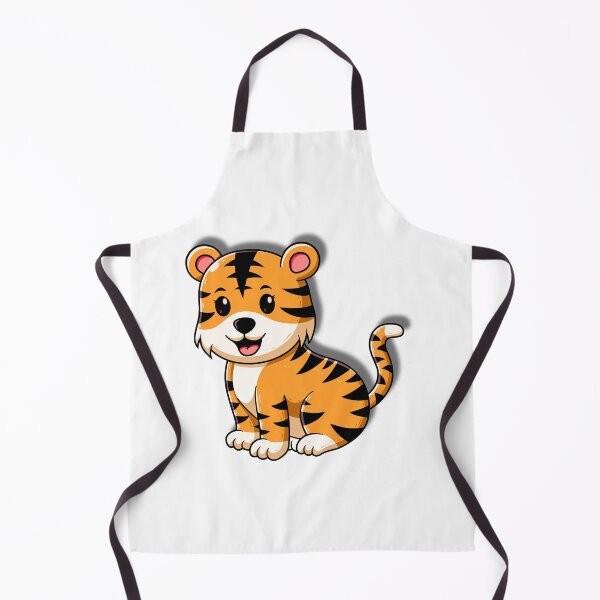 Item preview, Adorable Cartoon Tiger – Cute Jungle Animal Illustration designed and sold by WildPetal.