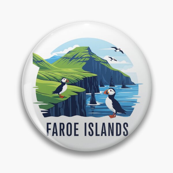 Item preview, Faroe Islands Puffins - Denmark (Country Collection) designed and sold by HeartbeatPrint.