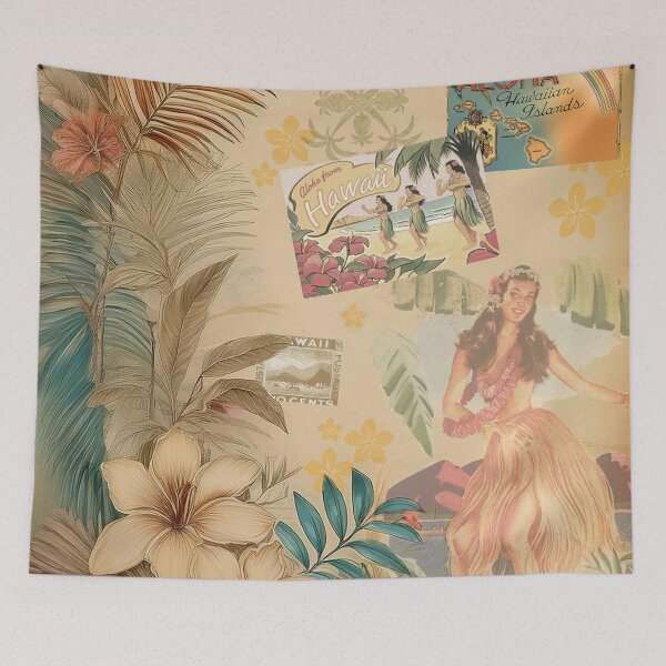 Artikelvorschau, Altmodisch, Hawaiian, Sammelalbum, Mit, Aloha entworfen und verkauft von J Marielle Designs.