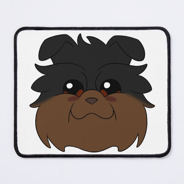 Item preview, Black Affenpinscher Brown Snout Tear Stains designed and sold by OliRoseArt.