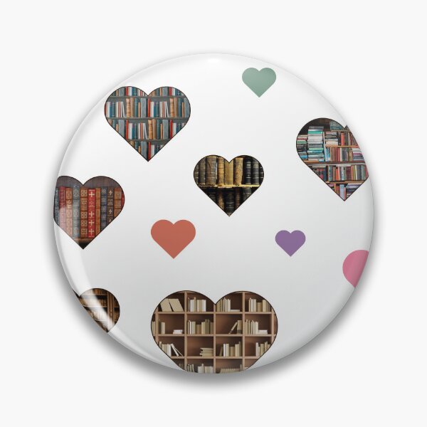 Item preview, Book Lover Hearts - Cozy Library Aesthetic for Readers designed and sold by Fadastic.