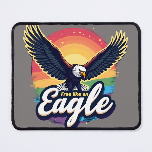 Item preview, Freedom Eagle Rainbow designed and sold by PODyShop.
