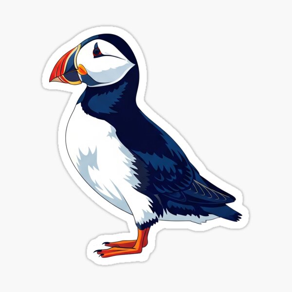 Item preview, Faroe Islands Puffins - Denmark (Country Collection) designed and sold by HeartbeatPrint.