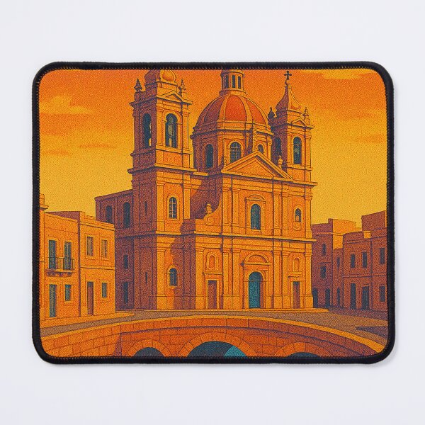 Item preview, Retro Pop Art Poster of Birkirkara Malta | Vintage Maltese Travel Art | Colorful Wall Decor for European Destinations designed and sold by PaintedPixels01.