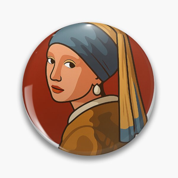 Artikelvorschau, Das Mädchen mit dem Perlenohrring – Moderne minimalistische Kunst entworfen und verkauft von BashPIXIE.