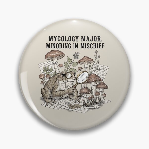 Item preview,  Mycology Major Toad | Mischievous Academic Frogcore designed and sold by Pelagic-Studio.