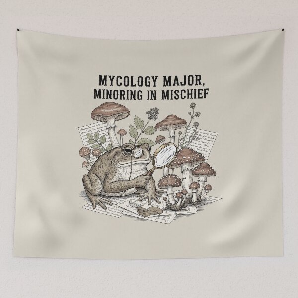 Item preview,  Mycology Major Toad | Mischievous Academic Frogcore designed and sold by Pelagic-Studio.