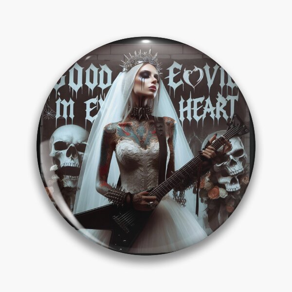 Item preview, Gothic Bride Guitar Skulls designed and sold by Voodoo Store Paranormal Collections.