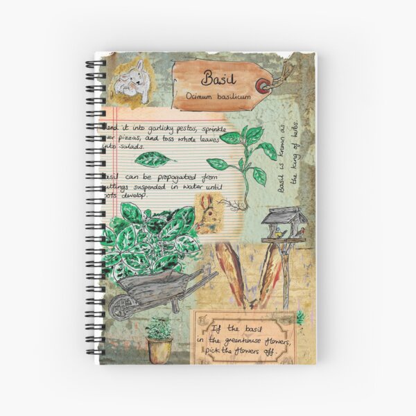 Basil Spiral Notebook