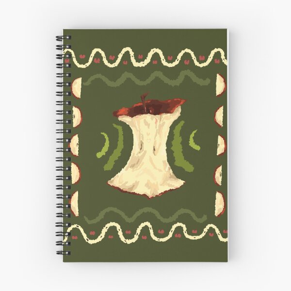 Item preview, Apple core print designed and sold by Chestnut-inks.